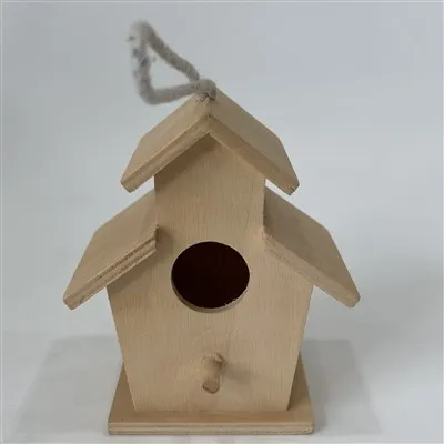 Nichoir à oiseaux en contreplaqué de peuplier