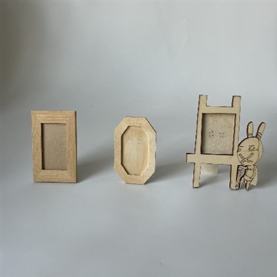 Cadre photo en bois non fini